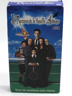 La Réunion De La Famille Addams/ Addams Family Reunion (VHS)(French) Tested